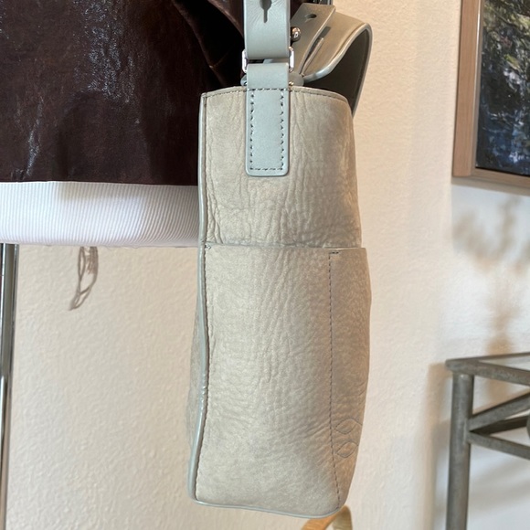 ALL SAINTS Cooper Mini nubuck crossbody tote EUC - Picture 6 of 15